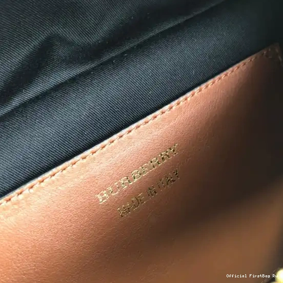 Official First Bag Ru BURBERRY E-CANVAS BUM BAG STRIPE TMONOGRAM PRINT 0527